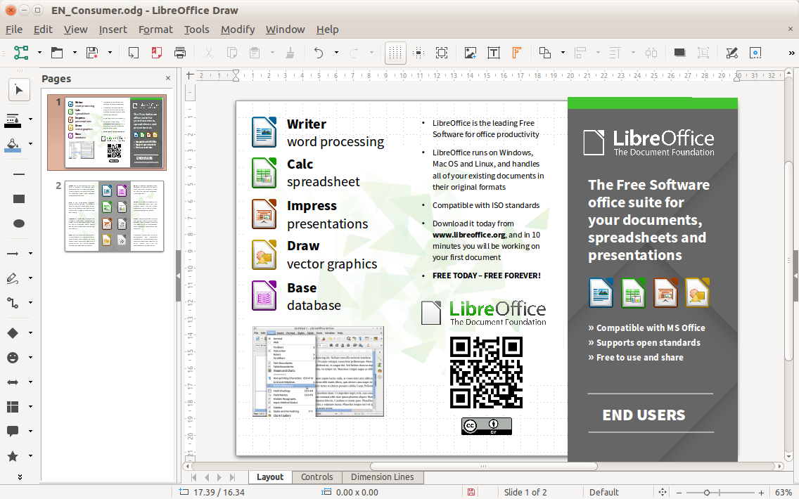 Libreoffice как пользоваться презентация