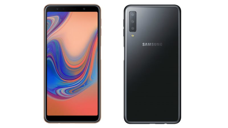 Kabelbaan afstuderen Distributie Samsung Galaxy A7 (2018) - Smartphone With Triple Rear Cameras