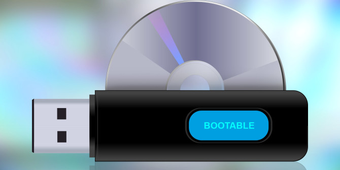 how to use a bootable usb to install