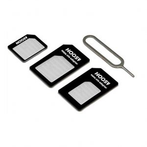 Convert micro sim to nano sim and back with a sim card size adapter ...