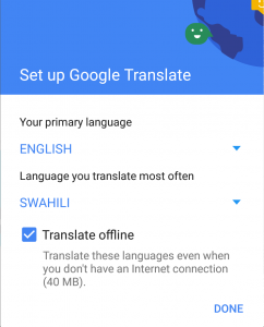 google translate app not working