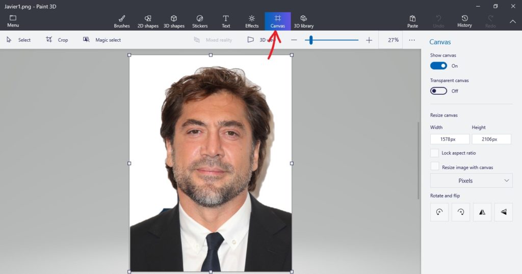 how to combine 2 pictures in paint