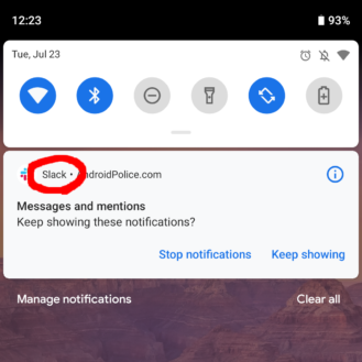 android pie message notifications