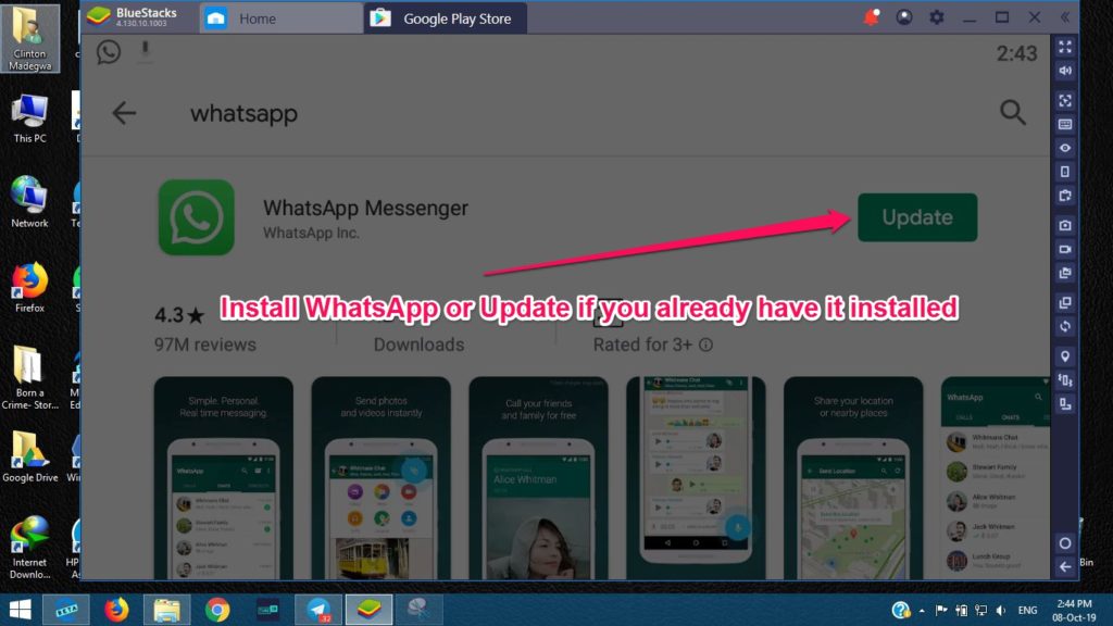 how to use whatsapp on pc without phone and emulator