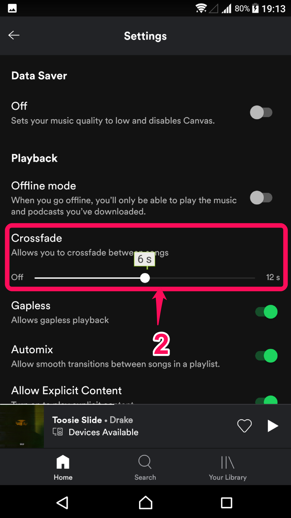 how to change language on spotify app