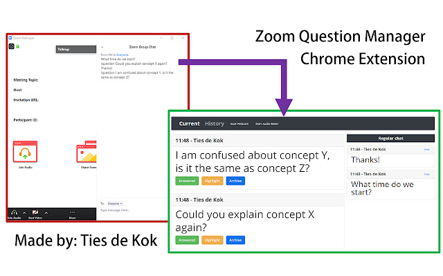 zoom google chrome extension
