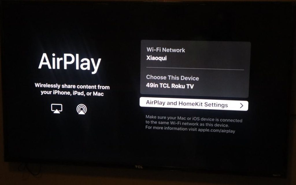 Код airplay для apple tv где взять