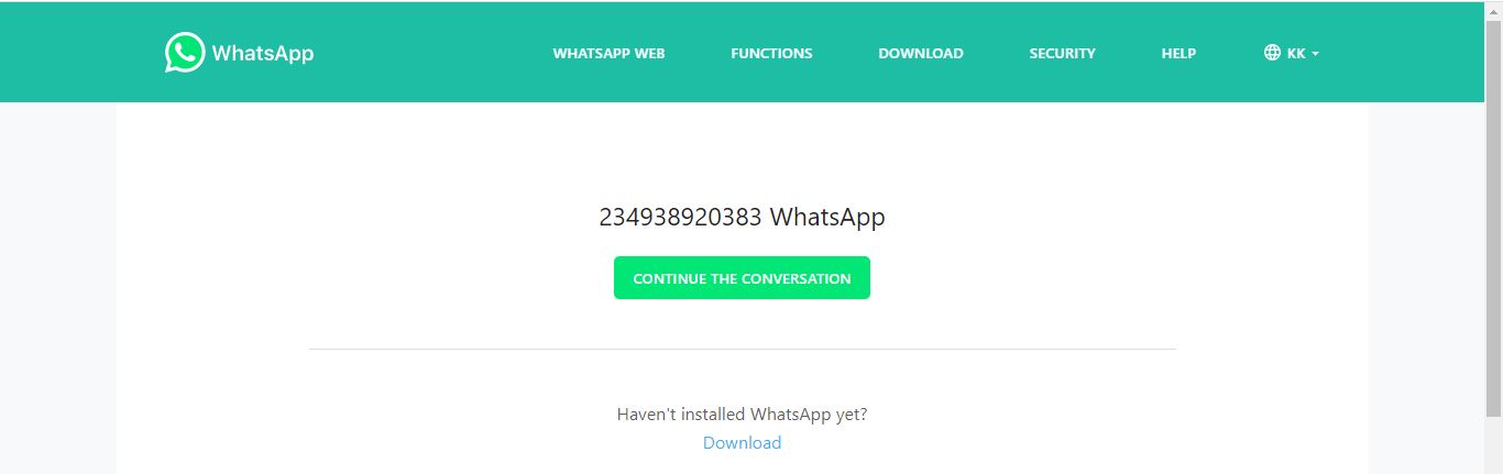 How to Create a WhatsApp 'Click-to-Chat' Link - Dignited