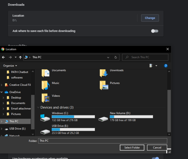 How to Set Your Download Folder Location on Windows - Dignited