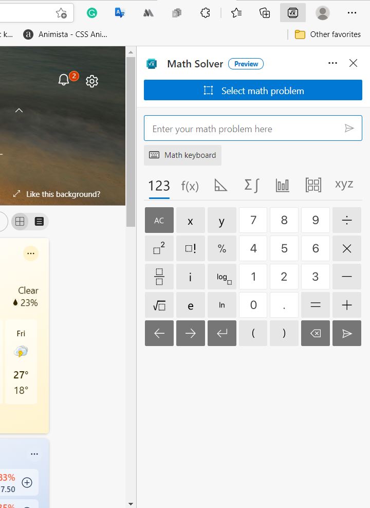 How To Use The Math Solver Feature On Microsoft Edge - Dignited