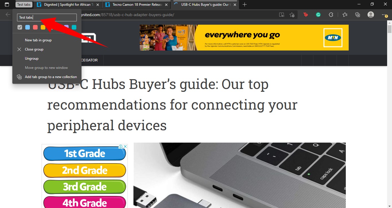 How To Use Tab Groups In Microsoft Edge - Dignited
