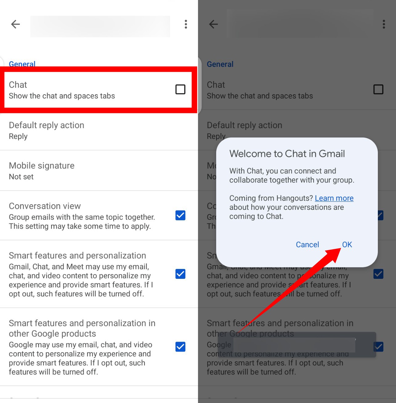 How to Enable Chat on the Gmail App - Dignited