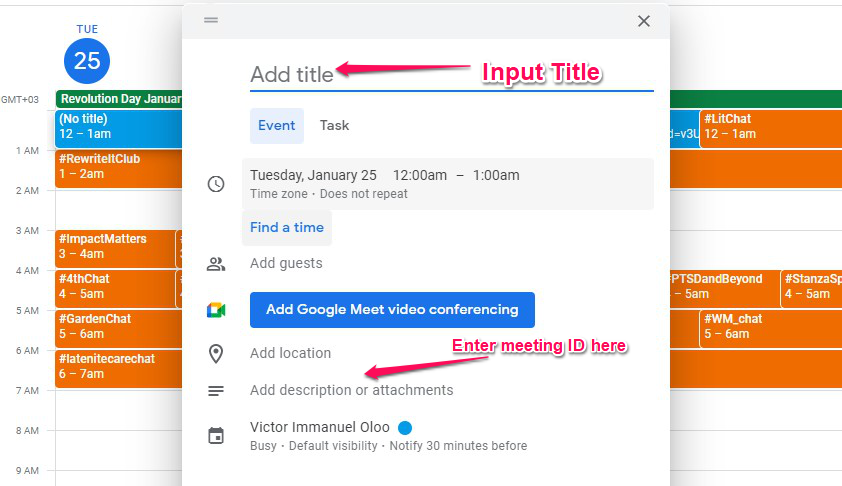 How To Set Up Automatic Zoom Meeting Invites With Google Calendar