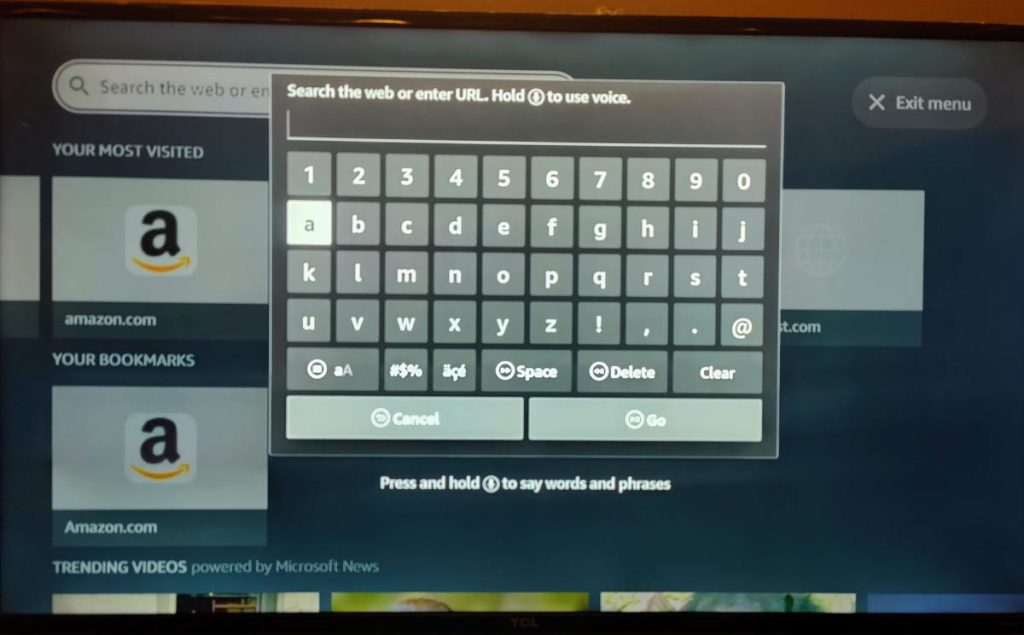 Amazon Fire TV Silk browser  Using one of Fire TV s unique features - 4