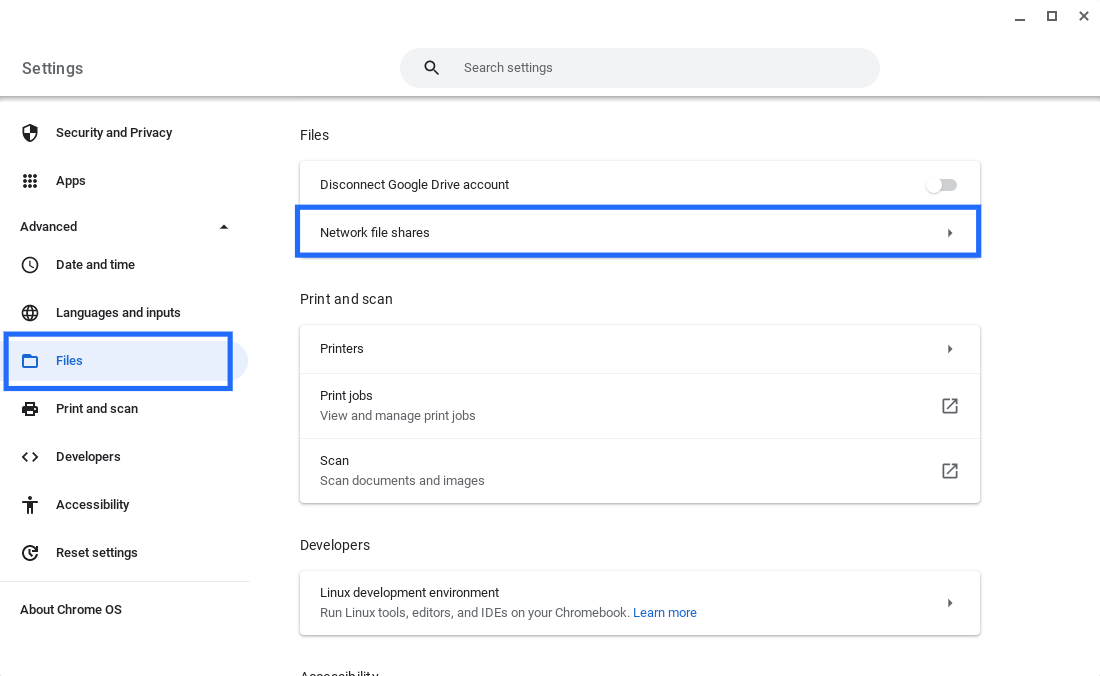 How to use Network File Share for Chrome OS to access NAS drive files ...