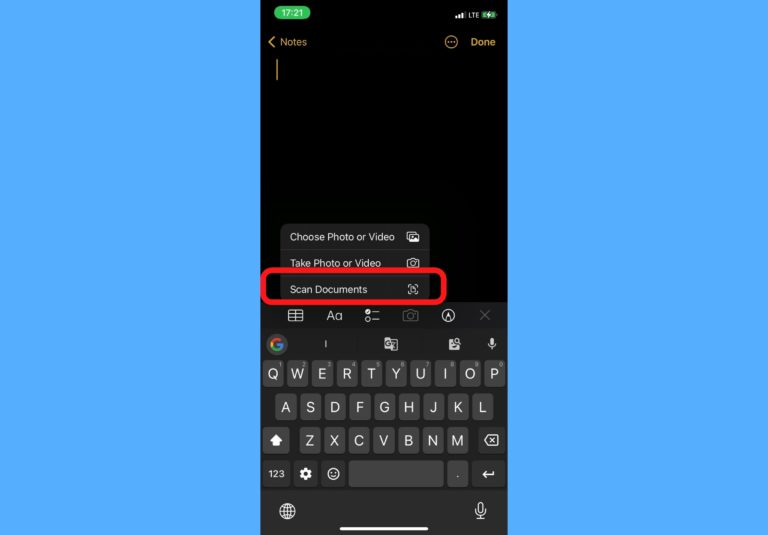 How to Scan a Document With the iPhone Notes App - Dignited
