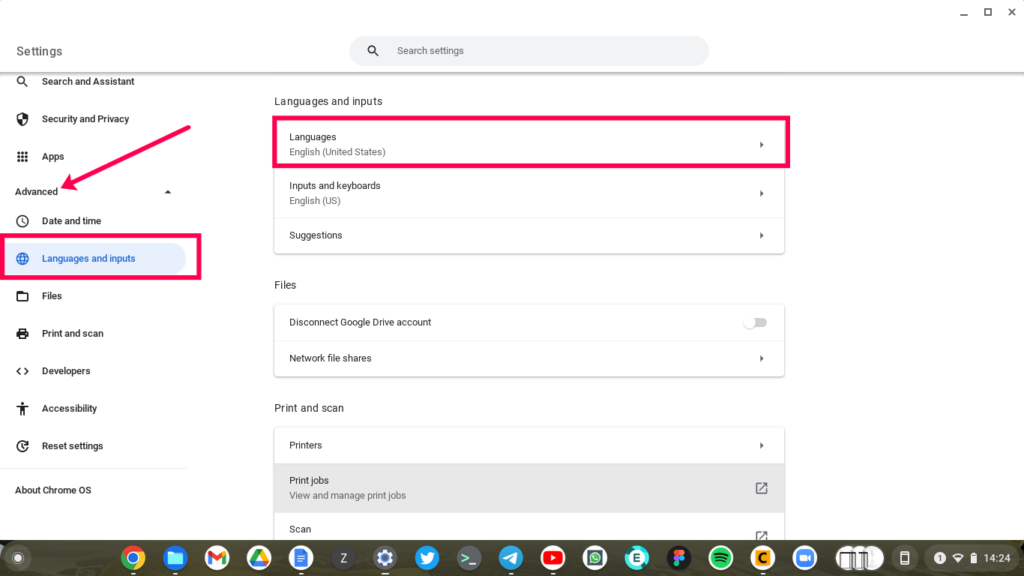 How To Change The System Language On Your Chromebook