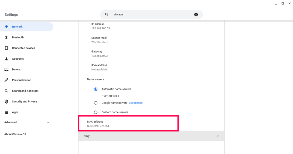 How to find your Chromebook Mac and IP address Dignited