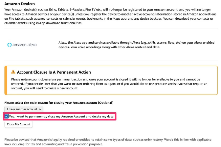 How To Close Your Amazon Account - Dignited