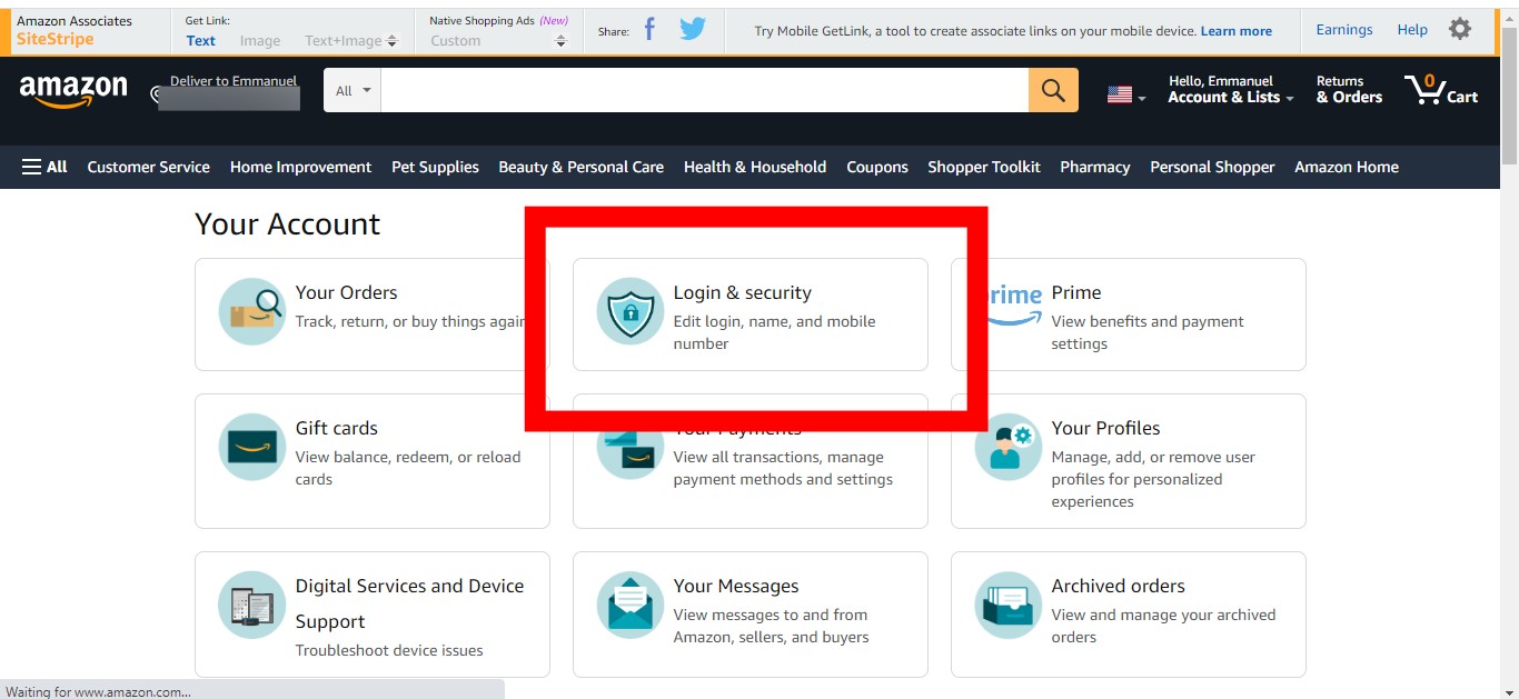 How to Change Your Amazon Account Password - Dignited