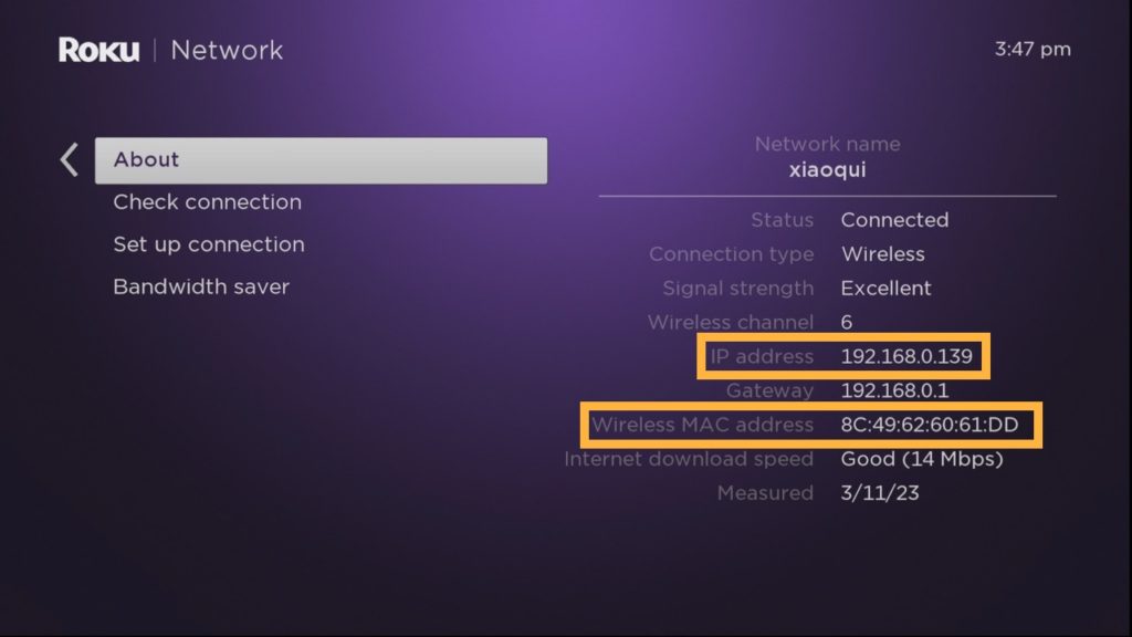 how-to-find-roku-ip-and-mac-address-dignited