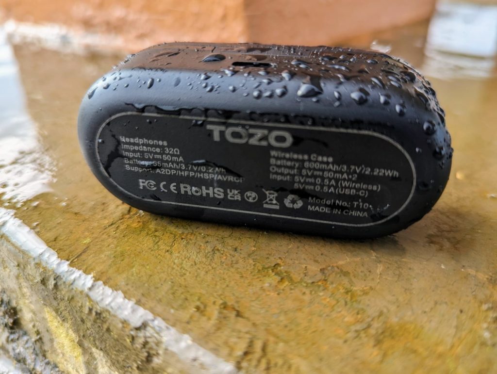 TOZO T10 Upgraded TWS Bluetooth 5.0 Earbuds Wireless Stereo Headphones IPX8