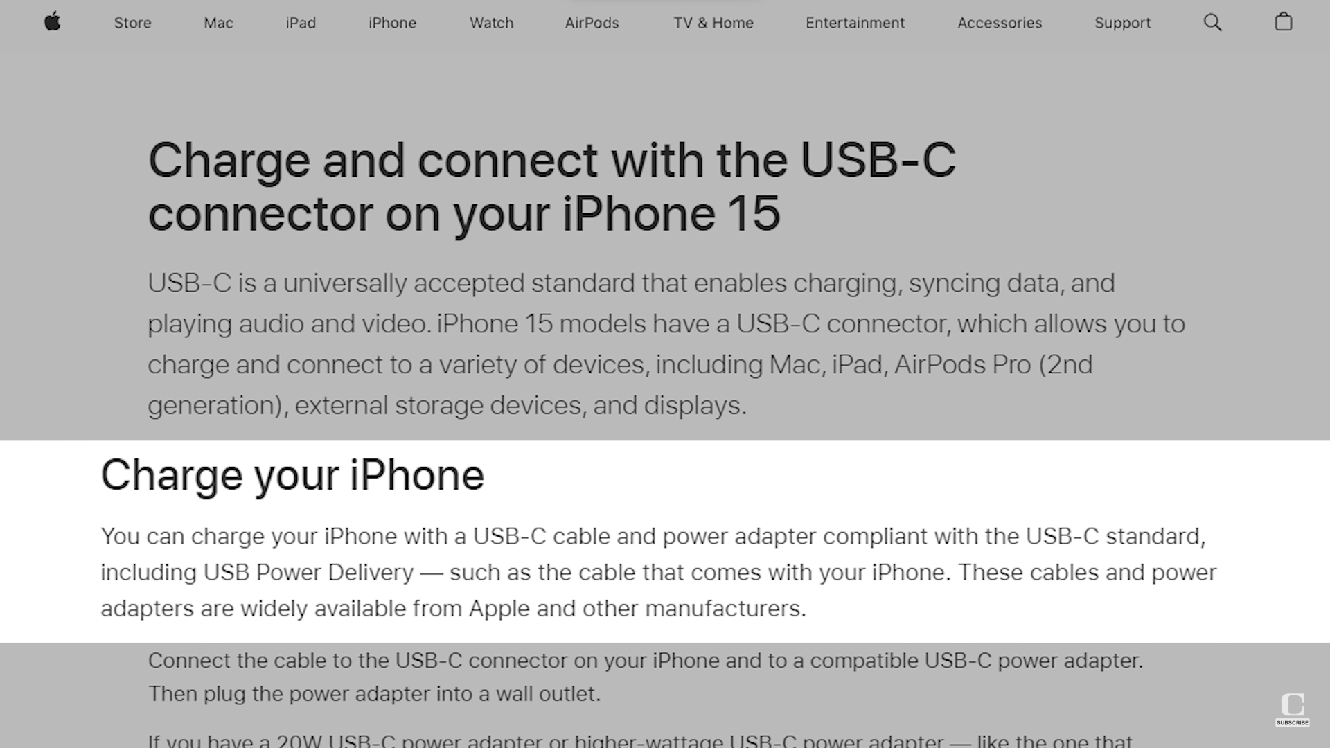 can you charge an iphone 15 with a usb cable