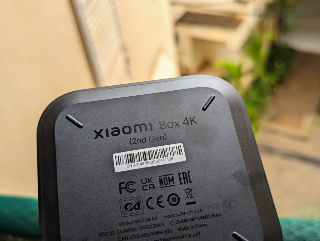 Original Xiaomi Mi Box S 4K upgraded to Android TV 12 from Android